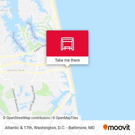Atlantic & 17th map