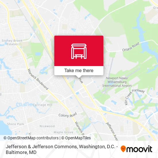 Jefferson & Jefferson Commons map