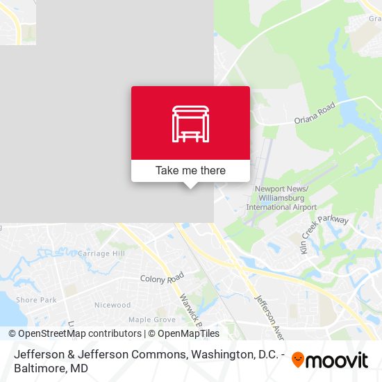 Jefferson & Jefferson Commons map