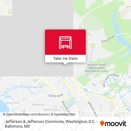 Jefferson & Jefferson Commons map