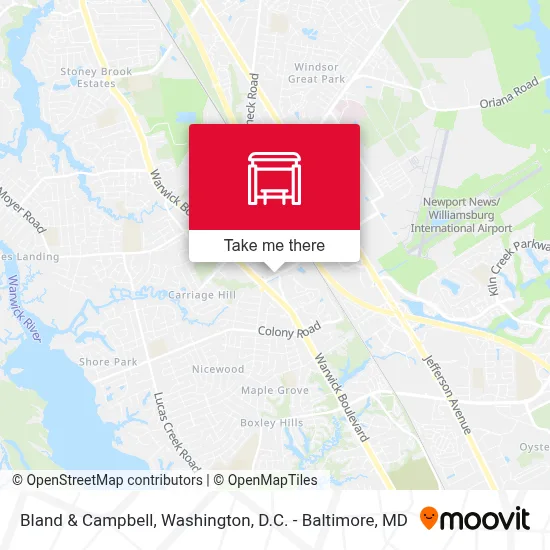 Bland & Campbell map