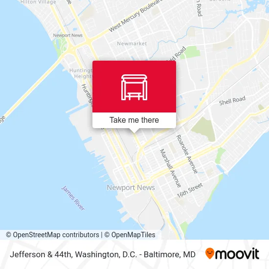 Jefferson & 44th map