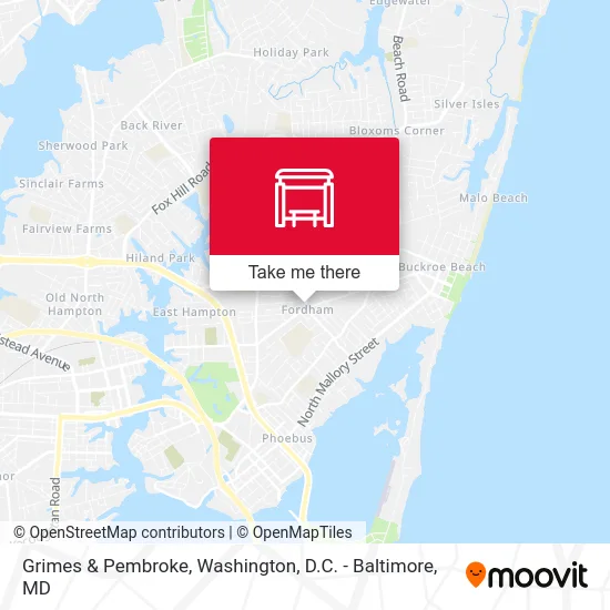 Grimes & Pembroke map