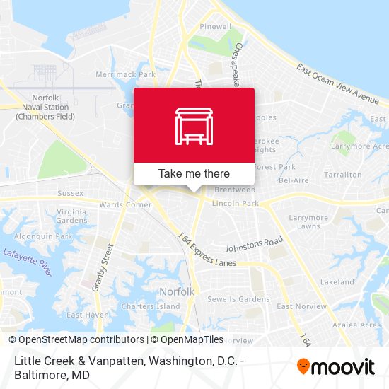 Mapa de Little Creek & Vanpatten