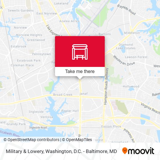 Mapa de Military & Lowery