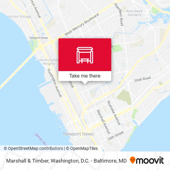 Marshall & Timber map