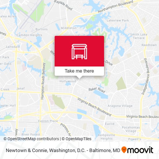 Newtown & Connie map