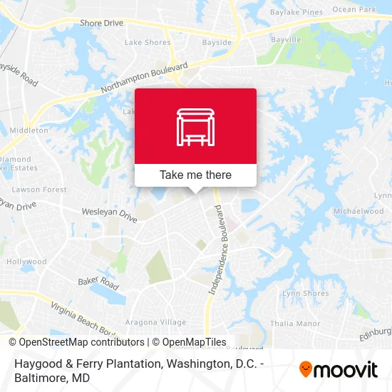Haygood & Ferry Plantation map