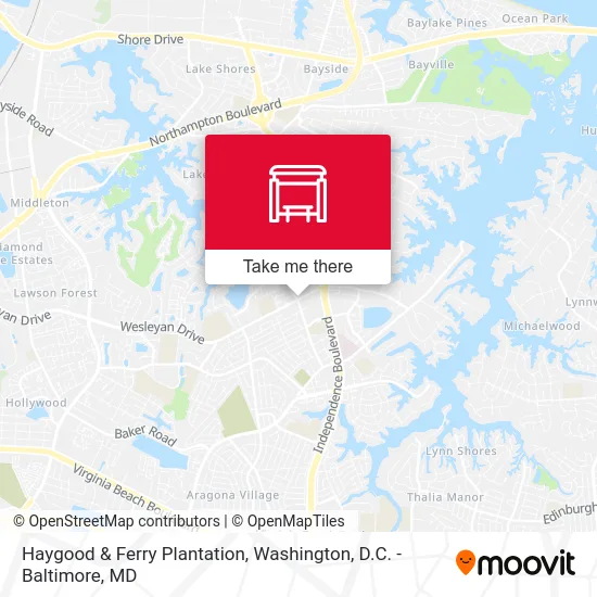 Haygood & Ferry Plantation map
