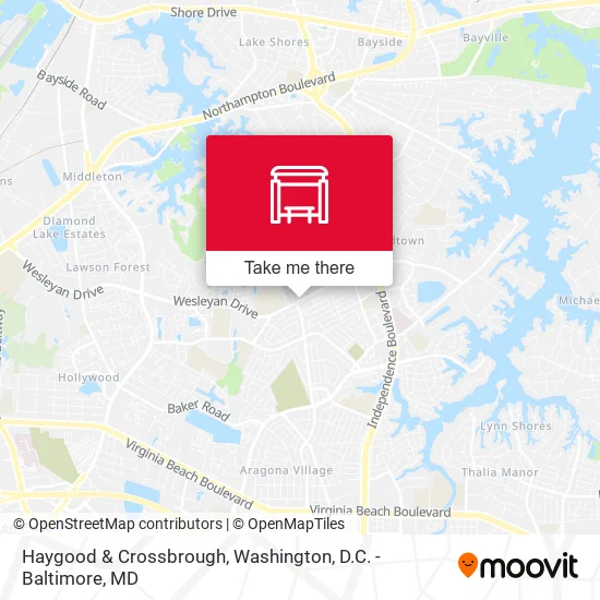 Haygood & Crossbrough map