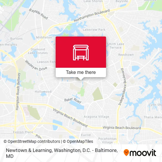 Newtown & Learning map