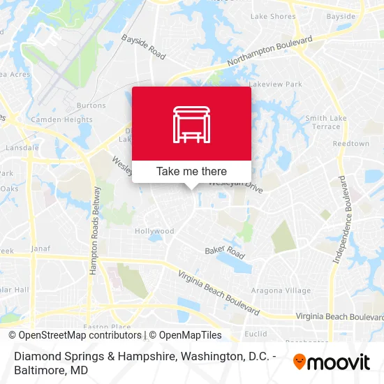 Diamond Springs & Hampshire map