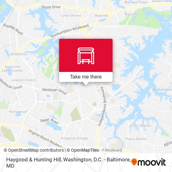Haygood & Hunting Hill map