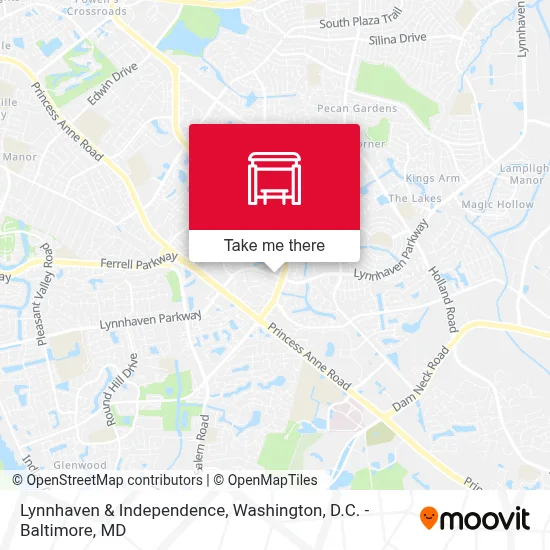 Lynnhaven & Independence map