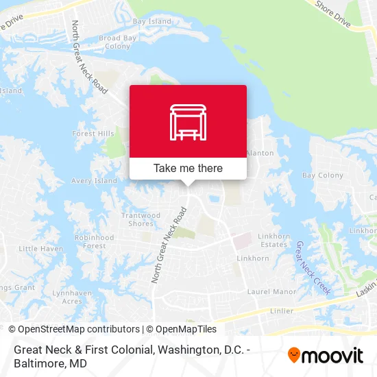 Great Neck & First Colonial map