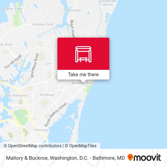 Mallory & Buckroe map