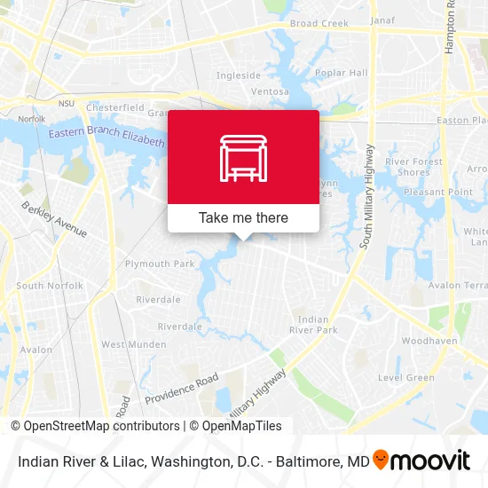 Indian River & Lilac map