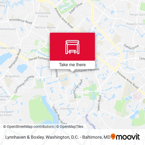 Lynnhaven & Boxley map