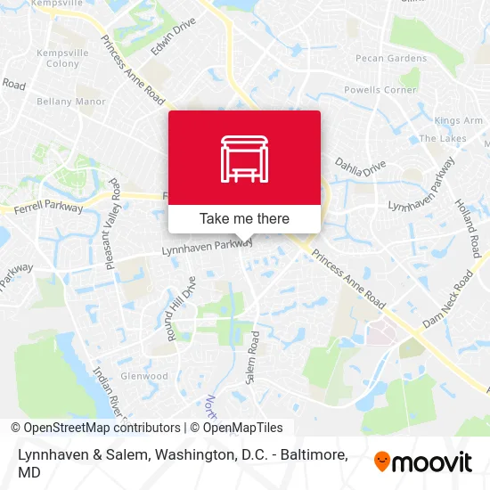 Lynnhaven & Salem map