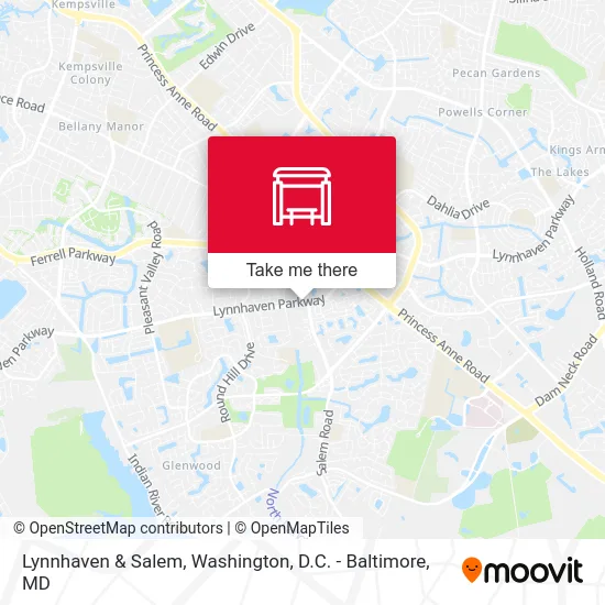 Lynnhaven & Salem map