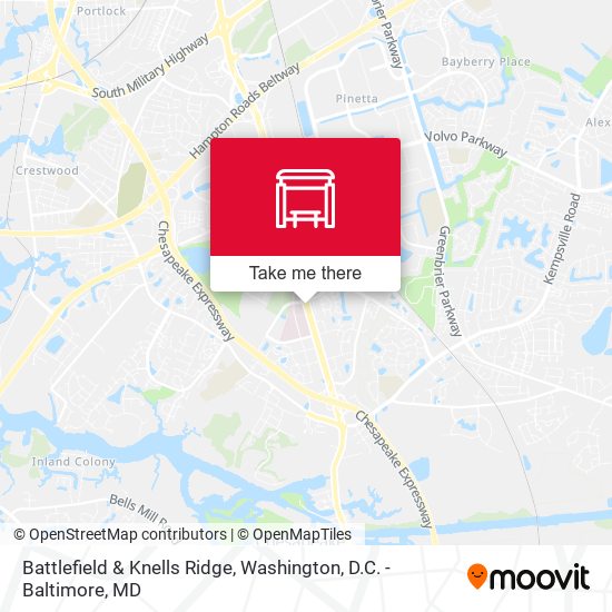 Battlefield & Knells Ridge map