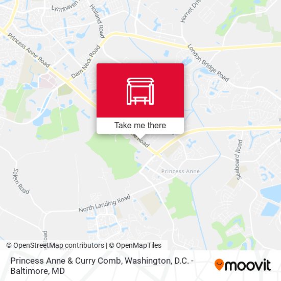 Princess Anne & Curry Comb map