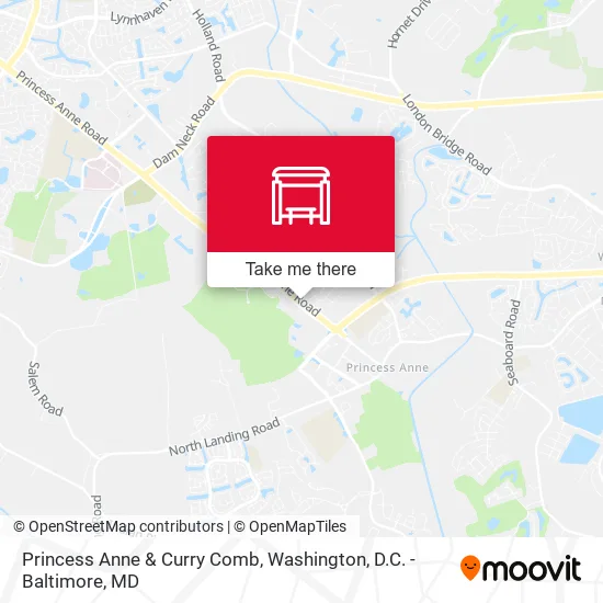 Princess Anne & Curry Comb map