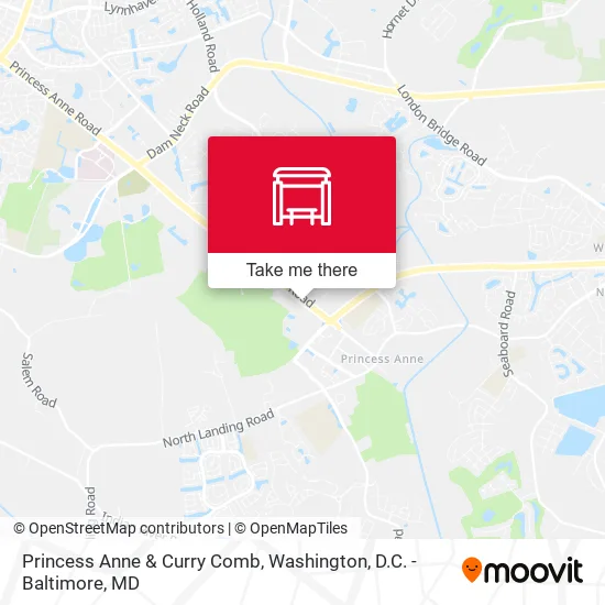 Princess Anne & Curry Comb map
