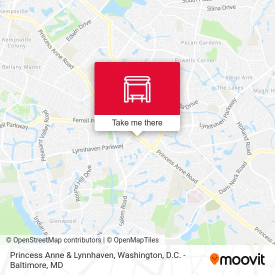 Princess Anne & Lynnhaven map