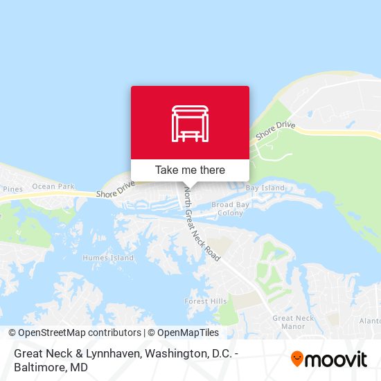 Mapa de Great Neck & Lynnhaven