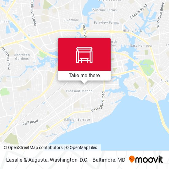 Lasalle & Augusta map
