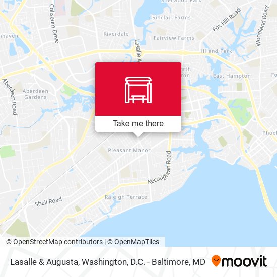 Lasalle & Augusta map