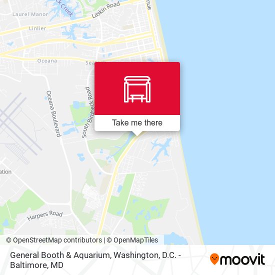 General Booth & Aquarium map