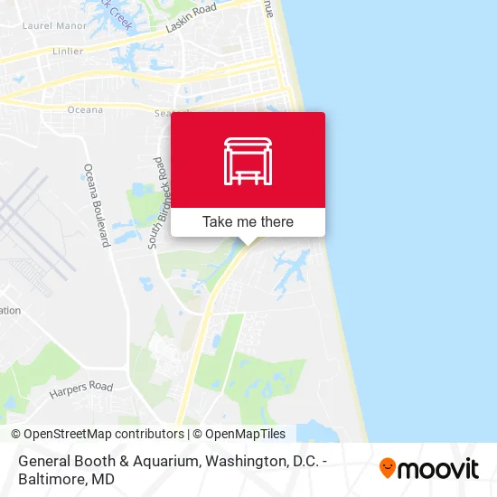 General Booth & Aquarium map