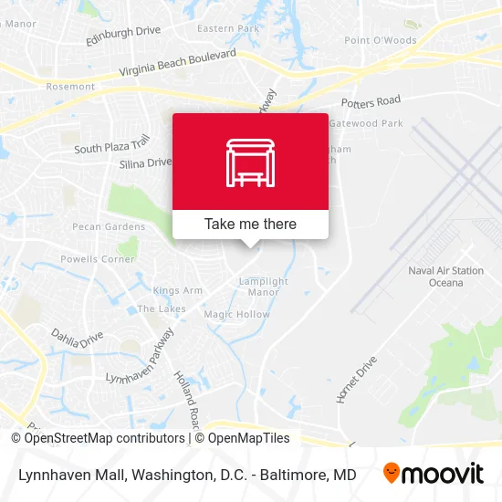Lynnhaven Mall map