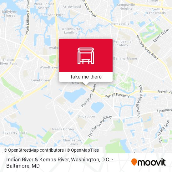 Indian River & Kemps River map