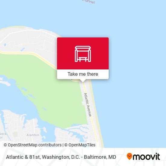 Atlantic & 81st map
