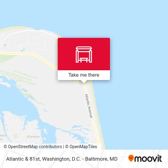Atlantic & 81st map