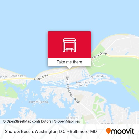 Mapa de Shore & Beech
