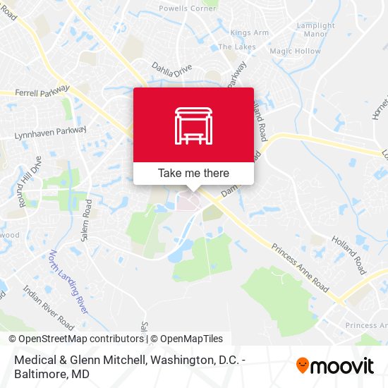 Medical & Glenn Mitchell map