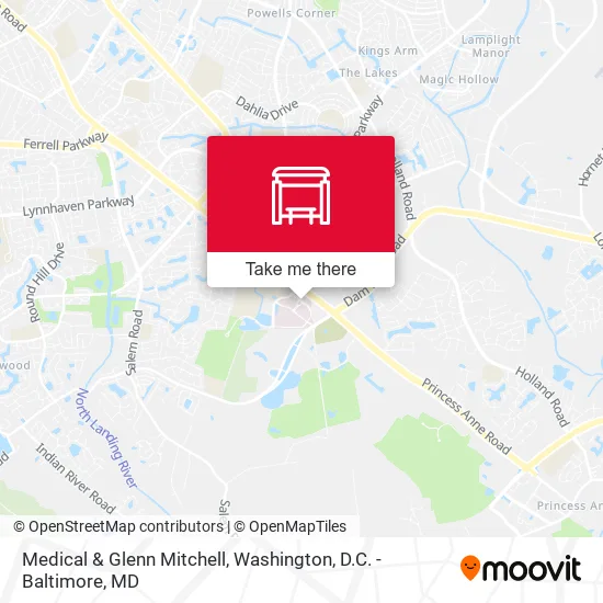 Medical & Glenn Mitchell map