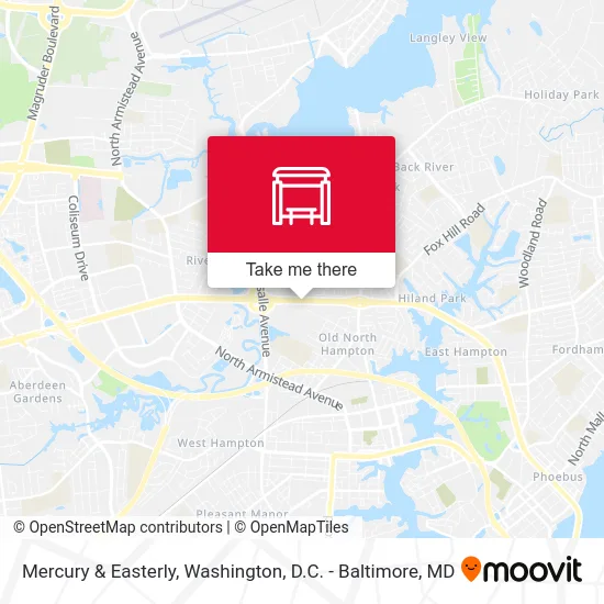 Mercury & Easterly map