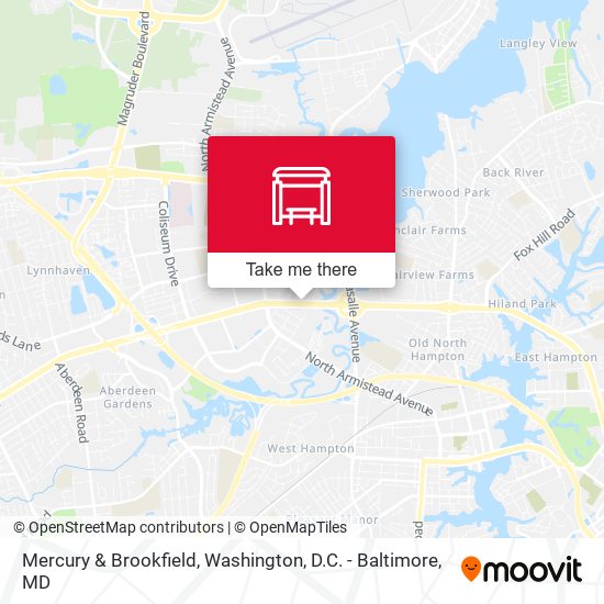 Mercury & Brookfield map