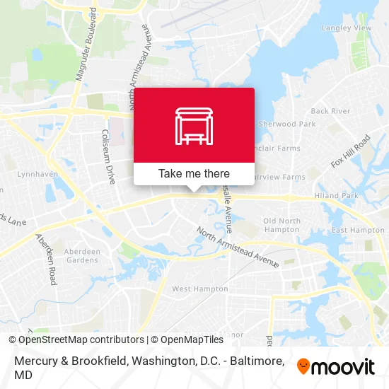 Mercury & Brookfield map