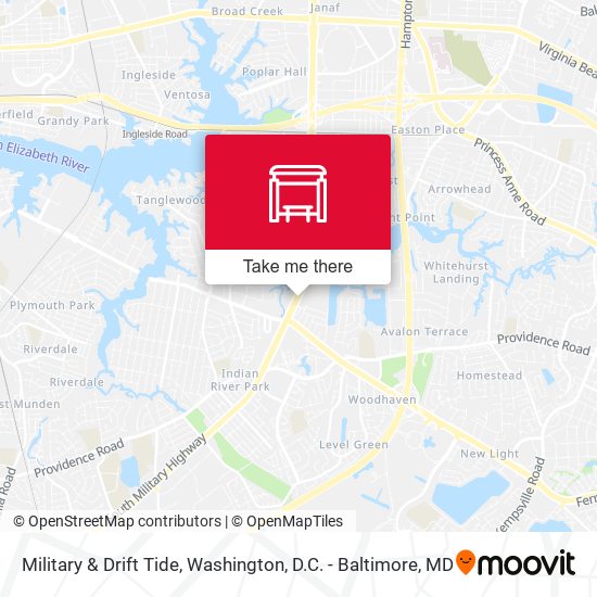 Military & Drift Tide map
