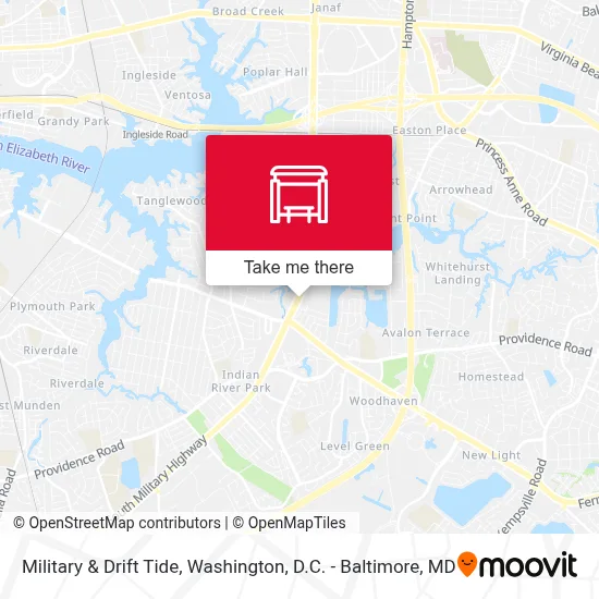 Military & Drift Tide map