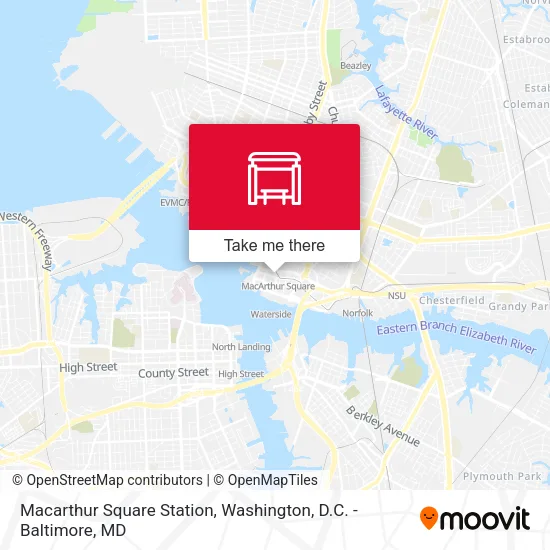 Macarthur Square Station map
