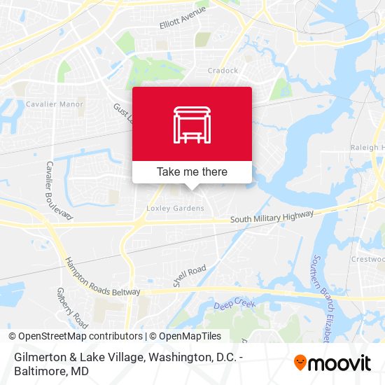 Mapa de Gilmerton & Lake Village