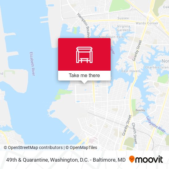 49th & Quarantine map