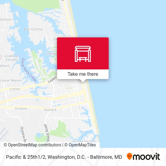 Pacific & 25th1/2 map